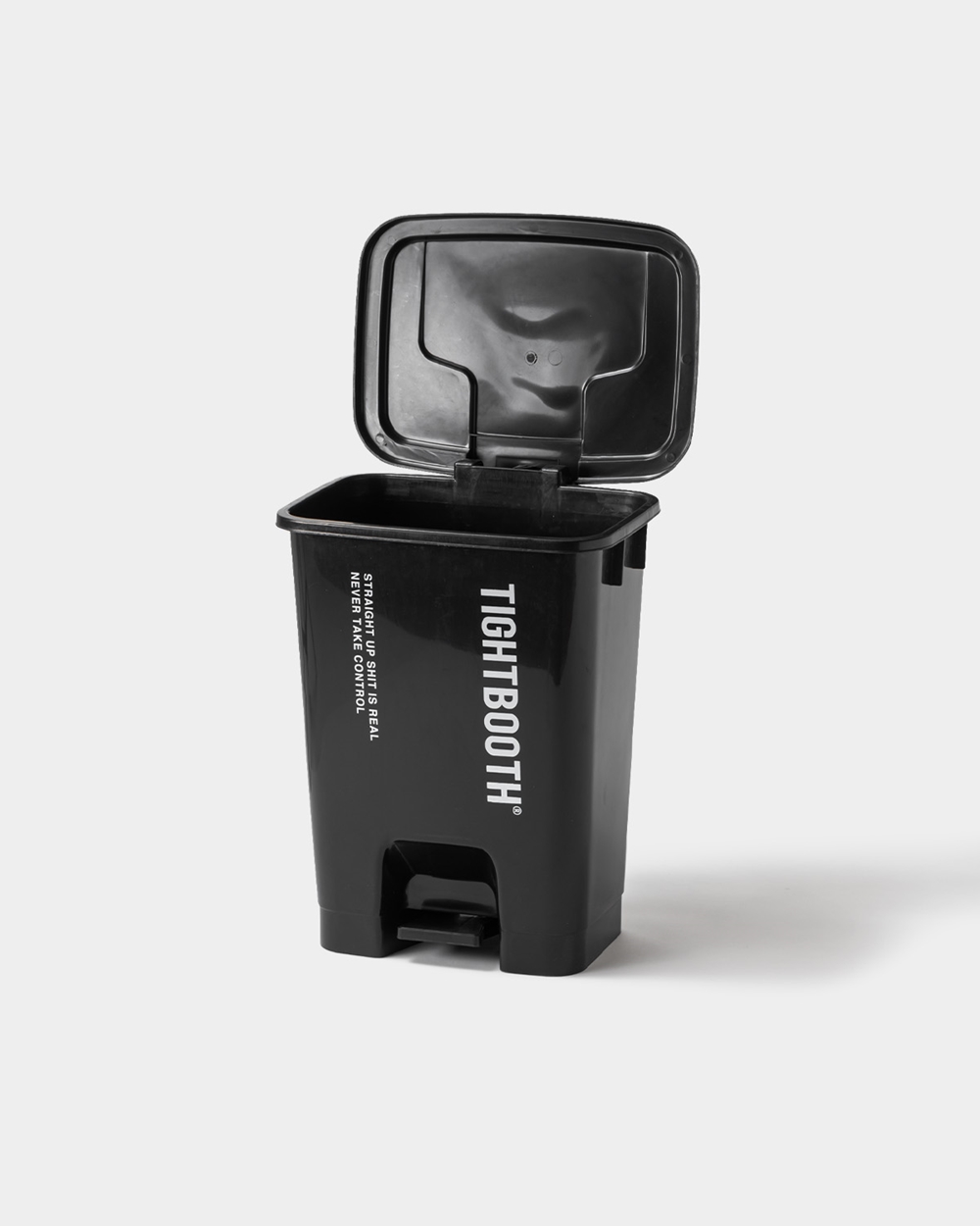 画像: TIGHTBOOTH/LOGO TRASH CAN M（Black）［ゴミ箱"M"-23秋冬］