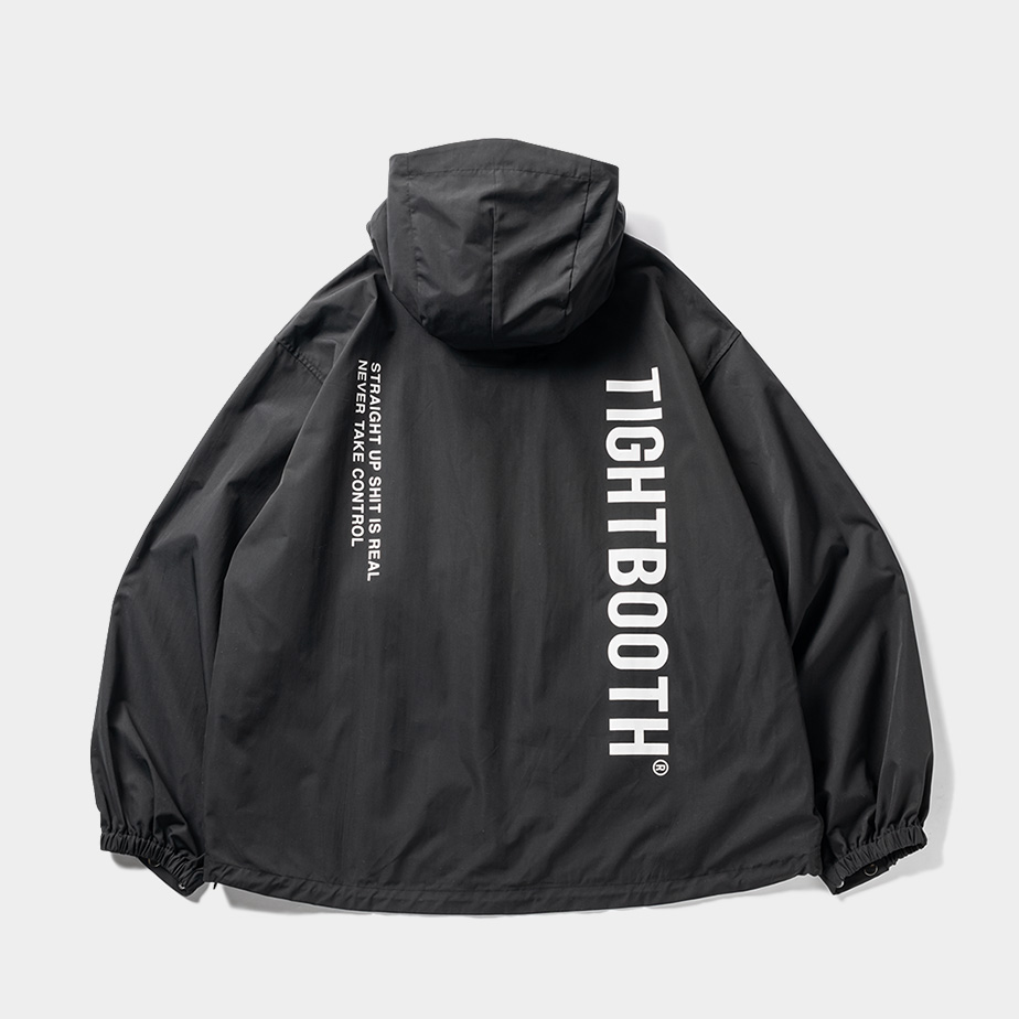 画像: TIGHTBOOTH/LABEL ANORAK（Black）［アノラックJKT-23秋冬］