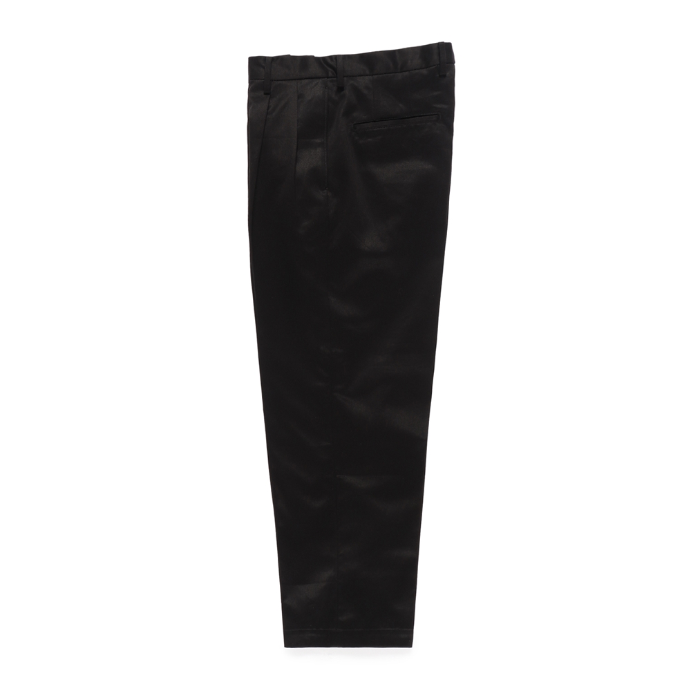 WACKO MARIA/DOUBLE PLEATED CHINO TROUSERSBLACK［ツータックチノ