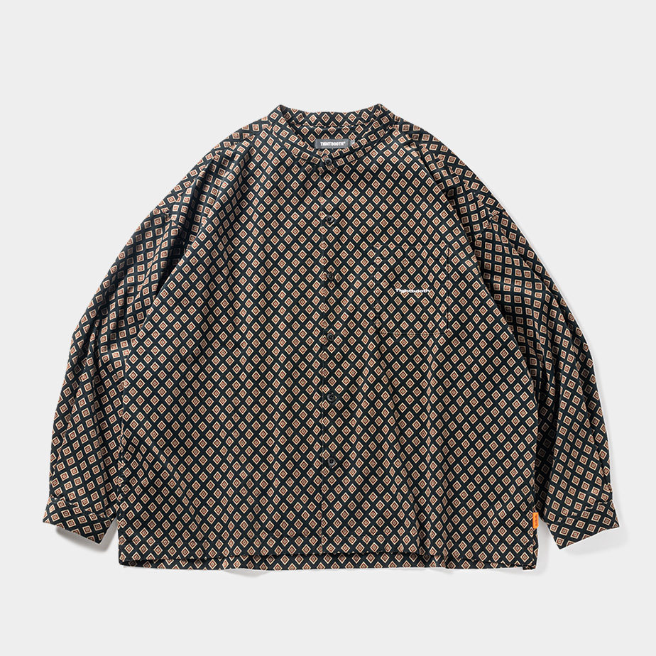 TIGHTBOOTH/RHOMBUS CORDUROY LS SHIRT(Black)[コーデュロイシャツ