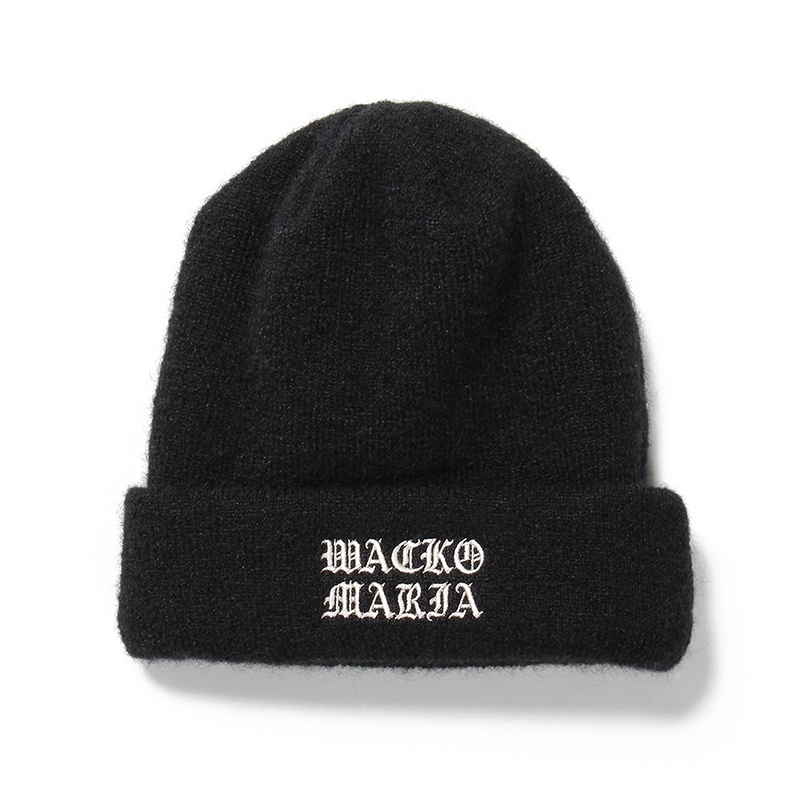 画像: WACKO MARIA/MOHAIR KNIT CAP（TYPE-1）（BLACK）［モヘアニットキャップ-23秋冬］