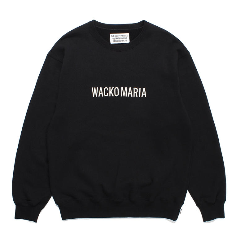 WACKO MARIA（ワコマリア） SWEAT SHIRT BLACK L