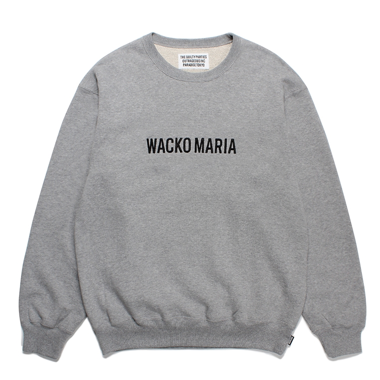 画像: WACKO MARIA/MIDDLE WEIGHT CREW NECK SWEAT SHIRT（GRAY）［クルーネックスウェット-23秋冬］