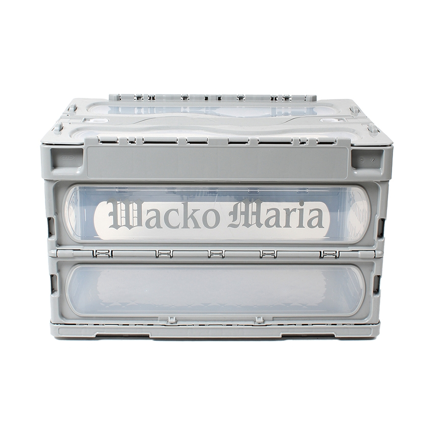 画像: WACKO MARIA/FOLDABLE CONTAINER（GRAY/GRAY）［フォルダブルコンテナ-23秋冬］