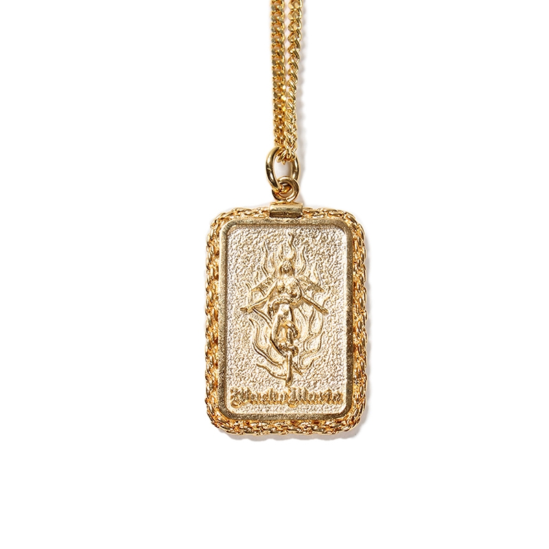 画像: WACKO MARIA/PLATE NECKLACE（GOLD）［プレートネックレス-23秋冬］