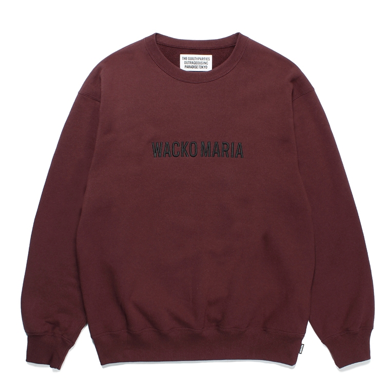 WACKO MARIA LOGO SWEATSHIRT スウェット ブラウン