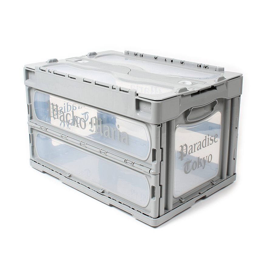 画像: WACKO MARIA/FOLDABLE CONTAINER（GRAY/GRAY）［フォルダブルコンテナ-23秋冬］