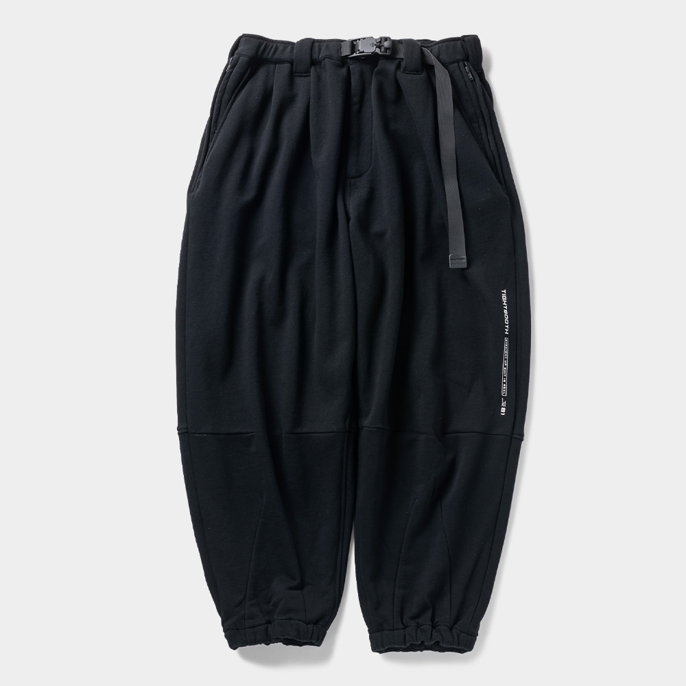 画像: TIGHTBOOTH/PYRAMID SWEAT BALLOON PANTS（Black）［スウェットバルーンパンツ-23秋冬］