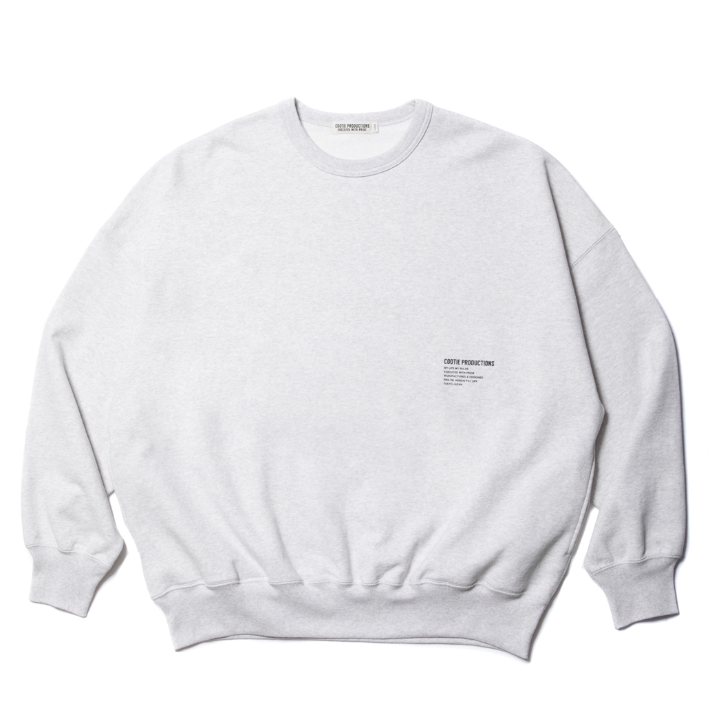 画像: COOTIE PRODUCTIONS/Open End Yarn Plain Sweat Crew（Oatmeal）［スウェットクルー-23秋冬］