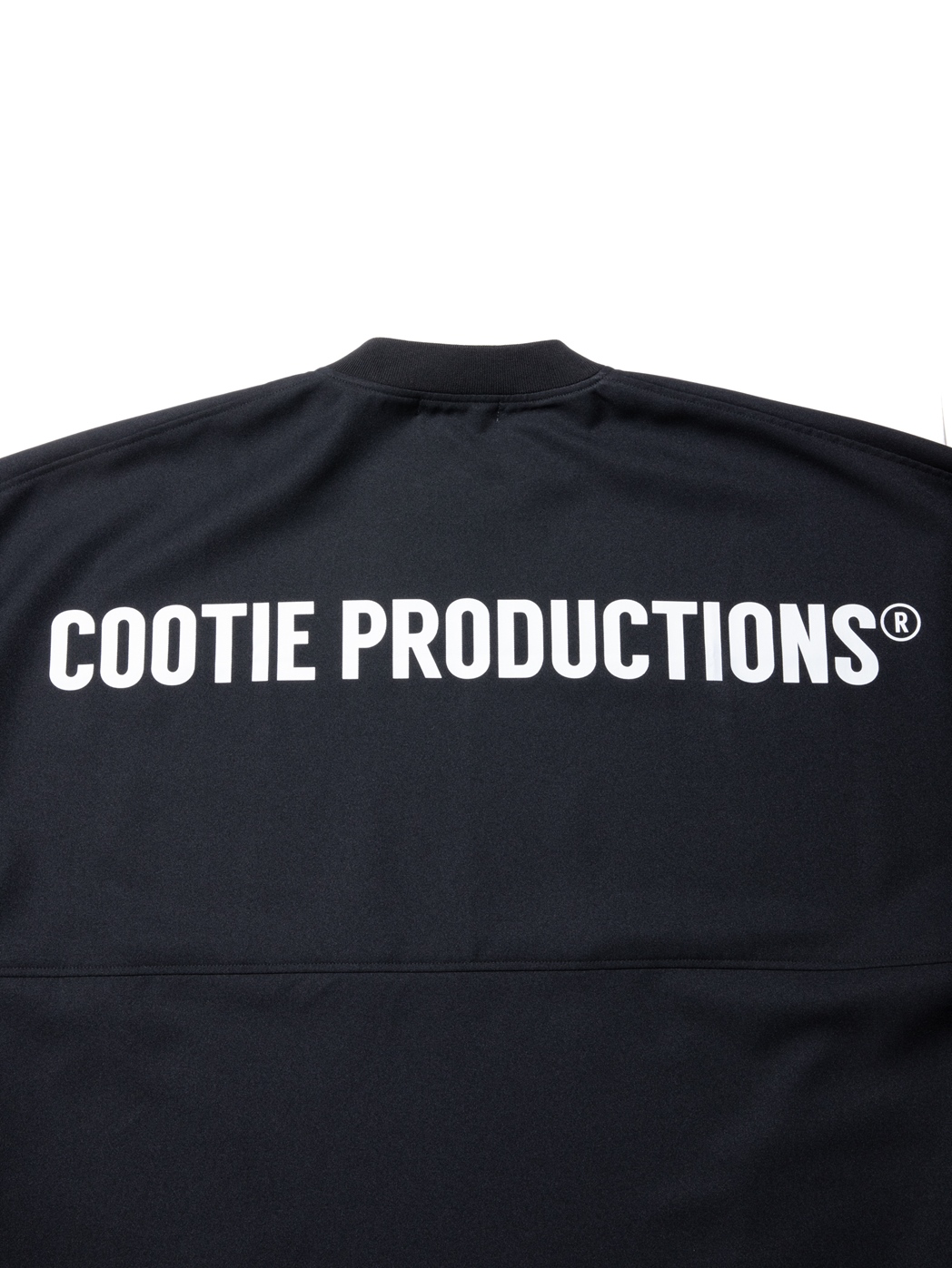 画像: COOTIE PRODUCTIONS/Polyester Twill Football L/S Tee（Black）［ポリエステルツイルフットボール-23秋冬］