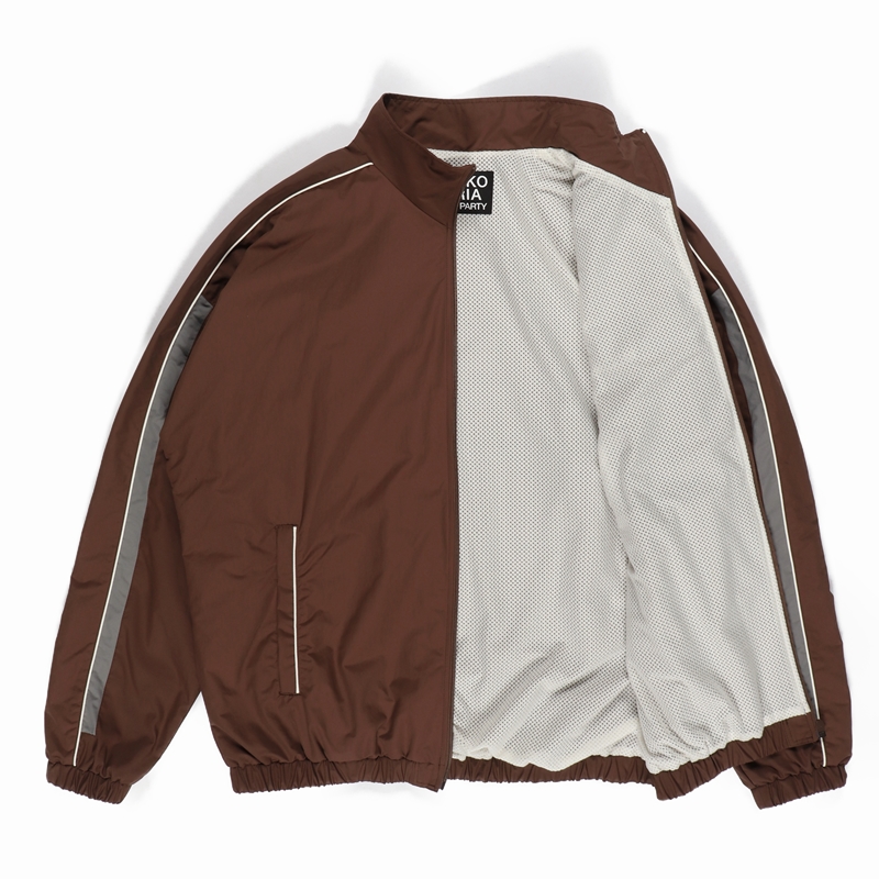 画像: WACKO MARIA/NYLON TRACK JACKET（BROWN）［ナイロントラックJKT-23秋冬］