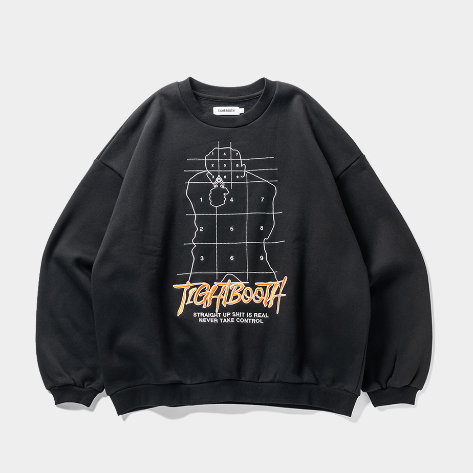 画像: TIGHTBOOTH/REVENGE MAN CREW SWEAT（Black） 【30%OFF】［クルーネックスウェット-23秋冬］