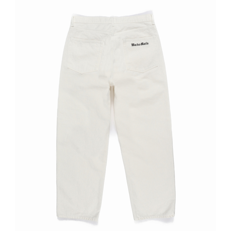 画像: WACKO MARIA/DENIM PANTS（WHITE）［デニムパンツ-23秋冬］