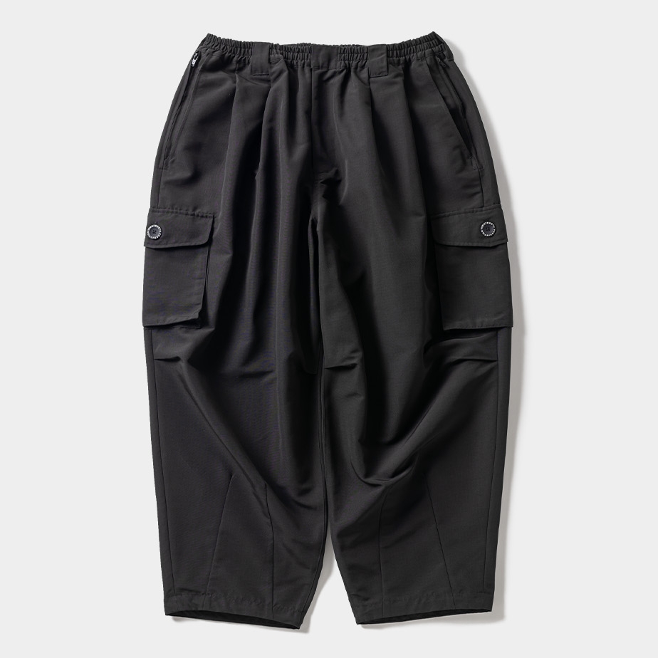 画像: TIGHTBOOTH/T-65 BALLOON CARGO PANTS（Black）［バルーンカーゴパンツ-23秋冬］