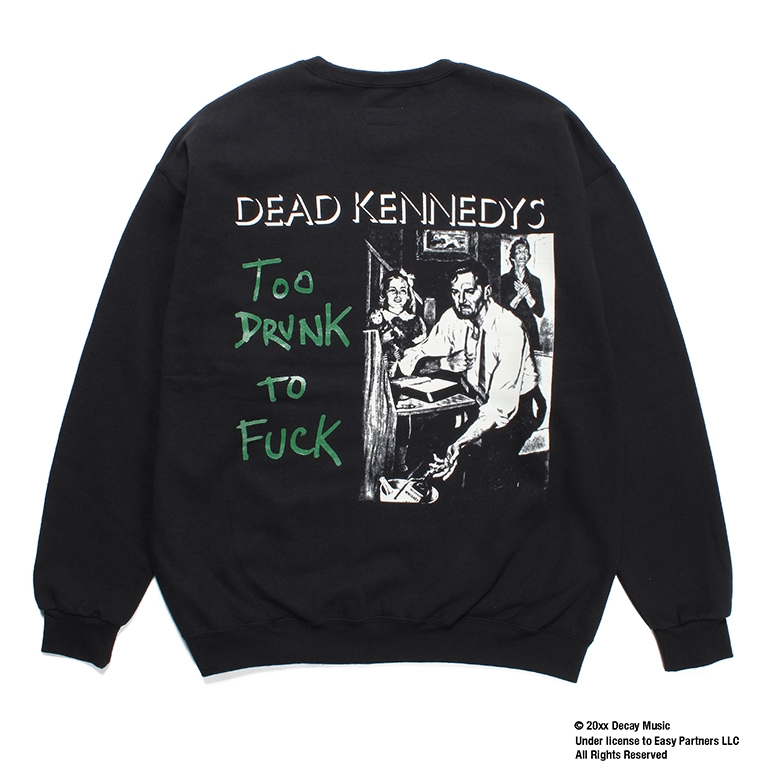 画像: WACKO MARIA/DEAD KENNEDYS / SWEAT SHIRT（BLACK）［クルーネックスウェット-23秋冬］