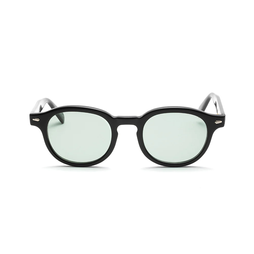 画像: CALEE/B/W TYPE GLASSES（BLACK/GREEN）［眼鏡-23秋冬］