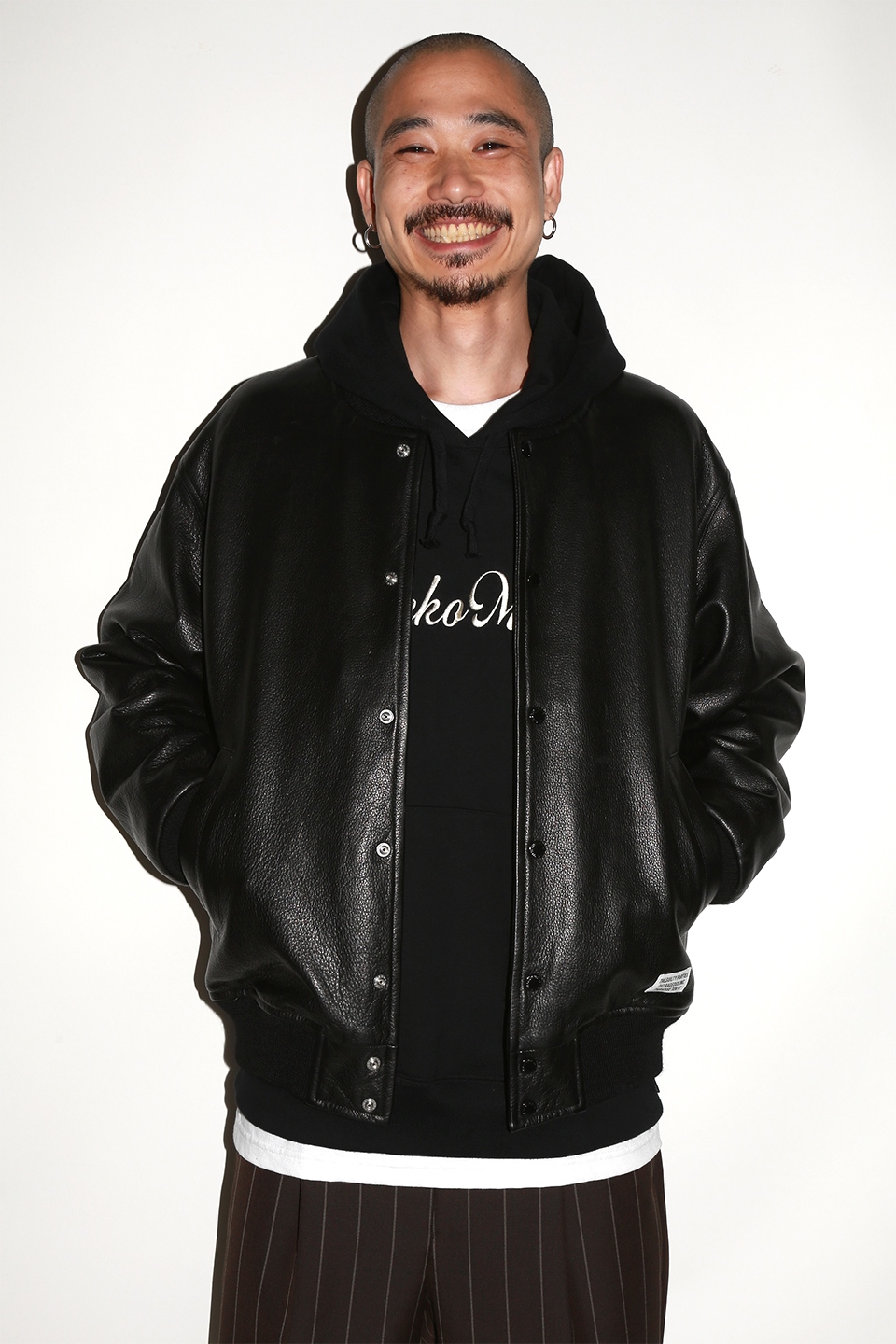 画像: WACKO MARIA/HEAVY WEIGHT PULL OVER HOODED SWEAT SHIRT（BLACK）［プルオーバーパーカー-23秋冬］