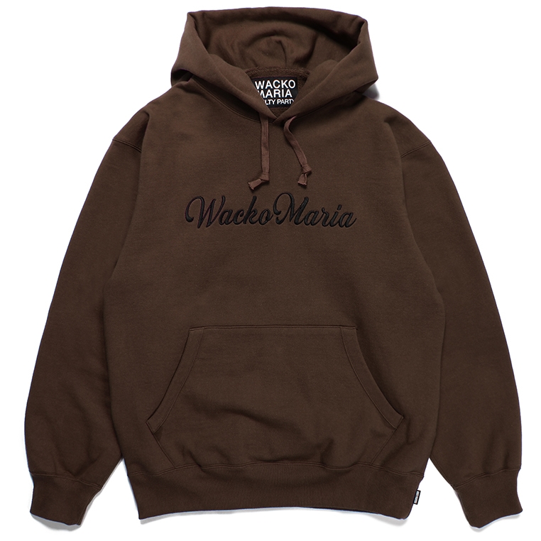 画像: WACKO MARIA/HEAVY WEIGHT PULL OVER HOODED SWEAT SHIRT（BROWN）［プルオーバーパーカー-23秋冬］