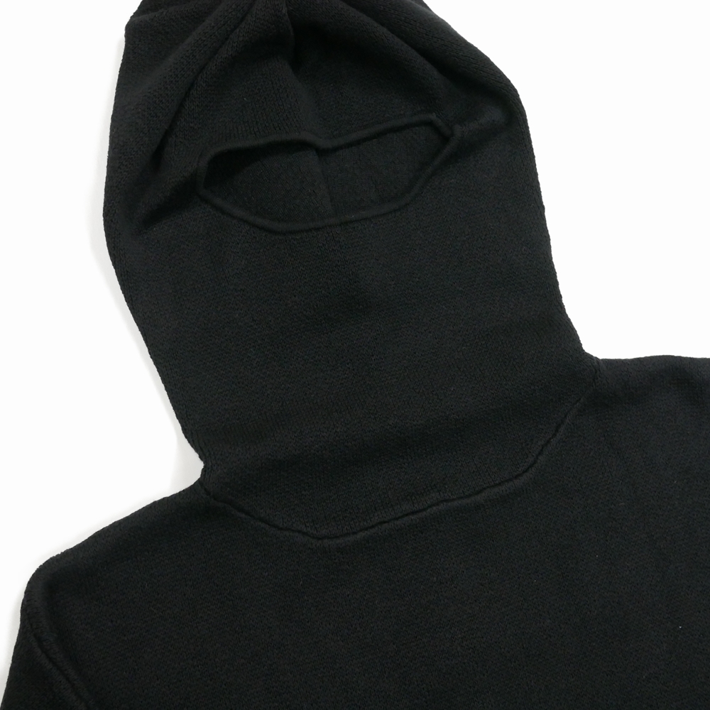 画像: DAIRIKU/Face Cover Knit Pullover（Black） 【30%OFF】［フェイスカバーニットプルオーバー-23秋冬］