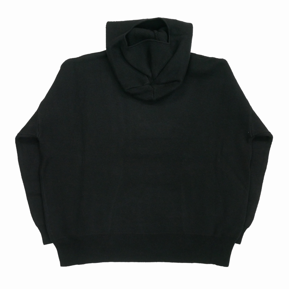 画像: DAIRIKU/Face Cover Knit Pullover（Black） 【30%OFF】［フェイスカバーニットプルオーバー-23秋冬］