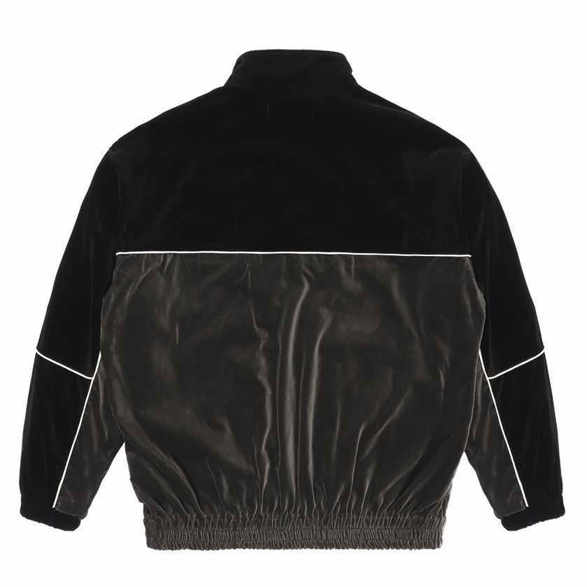 画像: WACKO MARIA/VELVET TRACK JACKET（BLACK）［ベルベットトラックJKT-23秋冬］