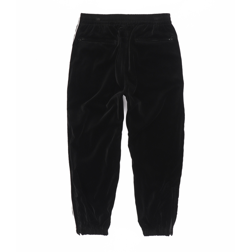 画像: WACKO MARIA/VELVET TRACK PANTS（BLACK）［ベルベットトラックパンツ-23秋冬］