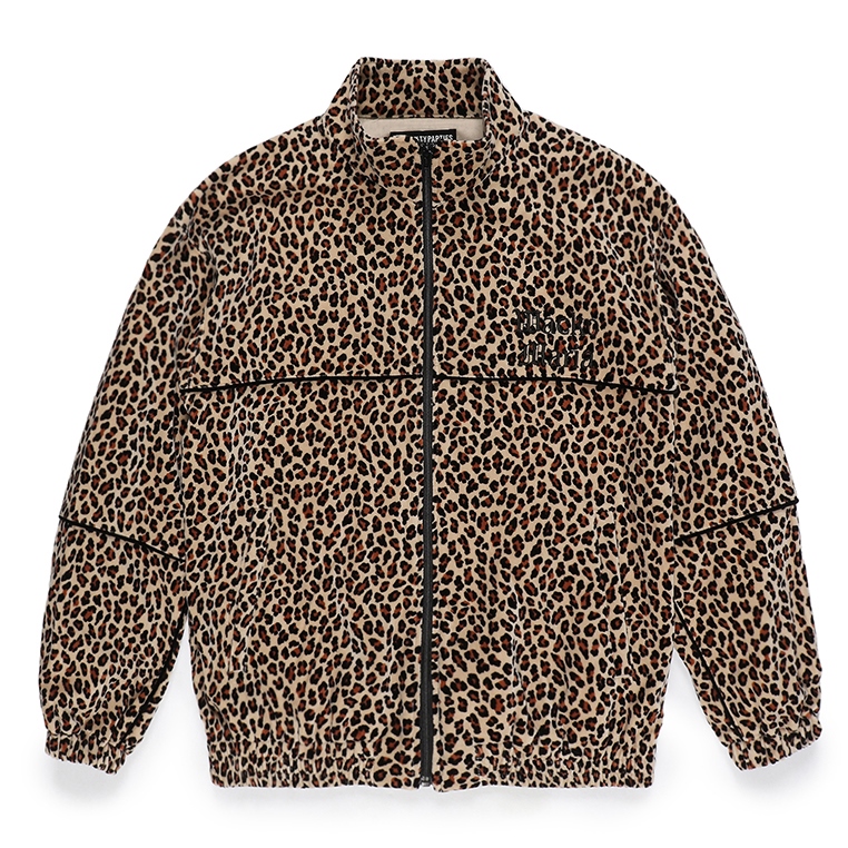 画像: WACKO MARIA/LEOPARD VELVET TRACK JACKET（BEIGE）［レオパードベルベットトラックJKT-23秋冬］