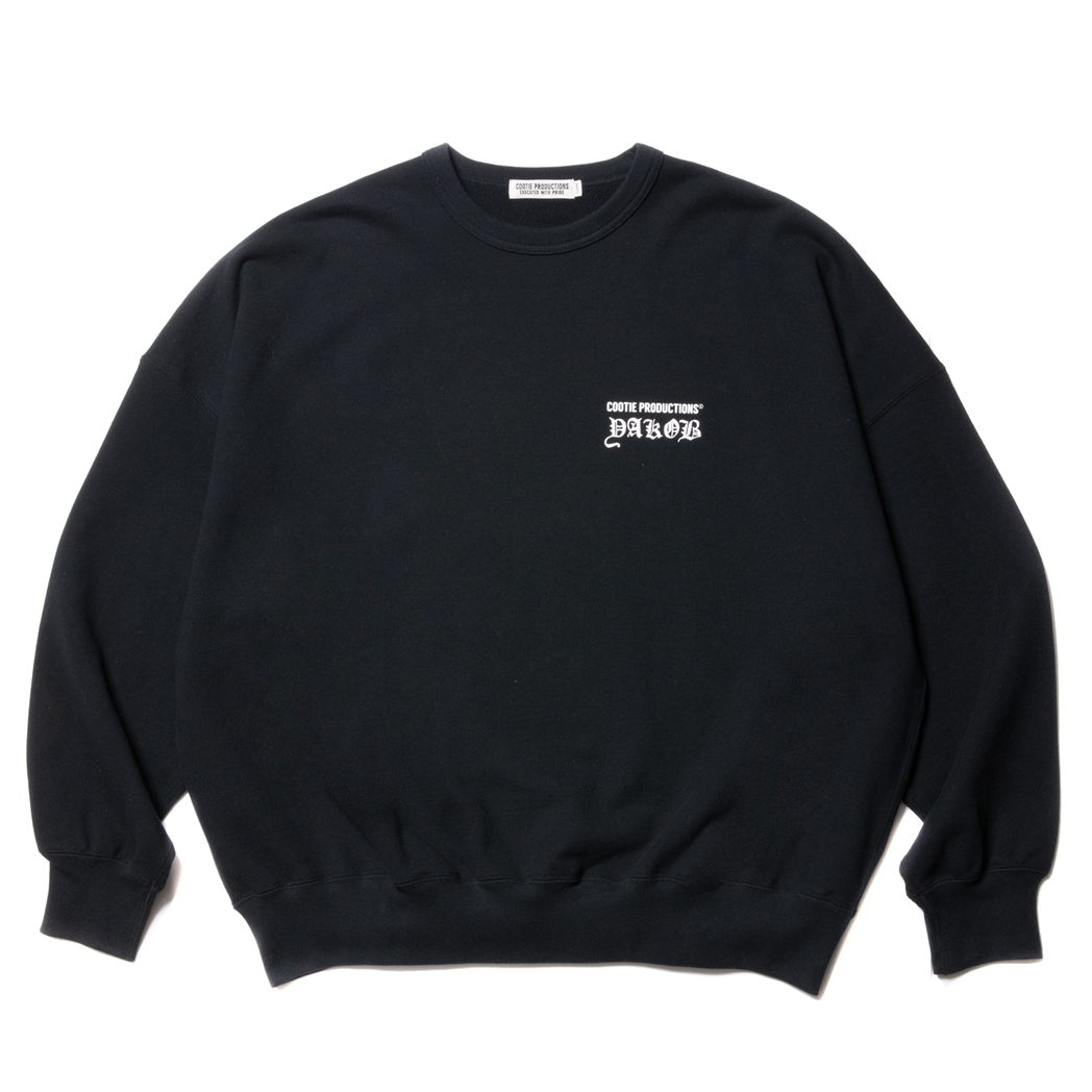 画像: COOTIE PRODUCTIONS/Open End Yarn Sweat Crew（MARY）（Black）［スウェットクルー-23秋冬］