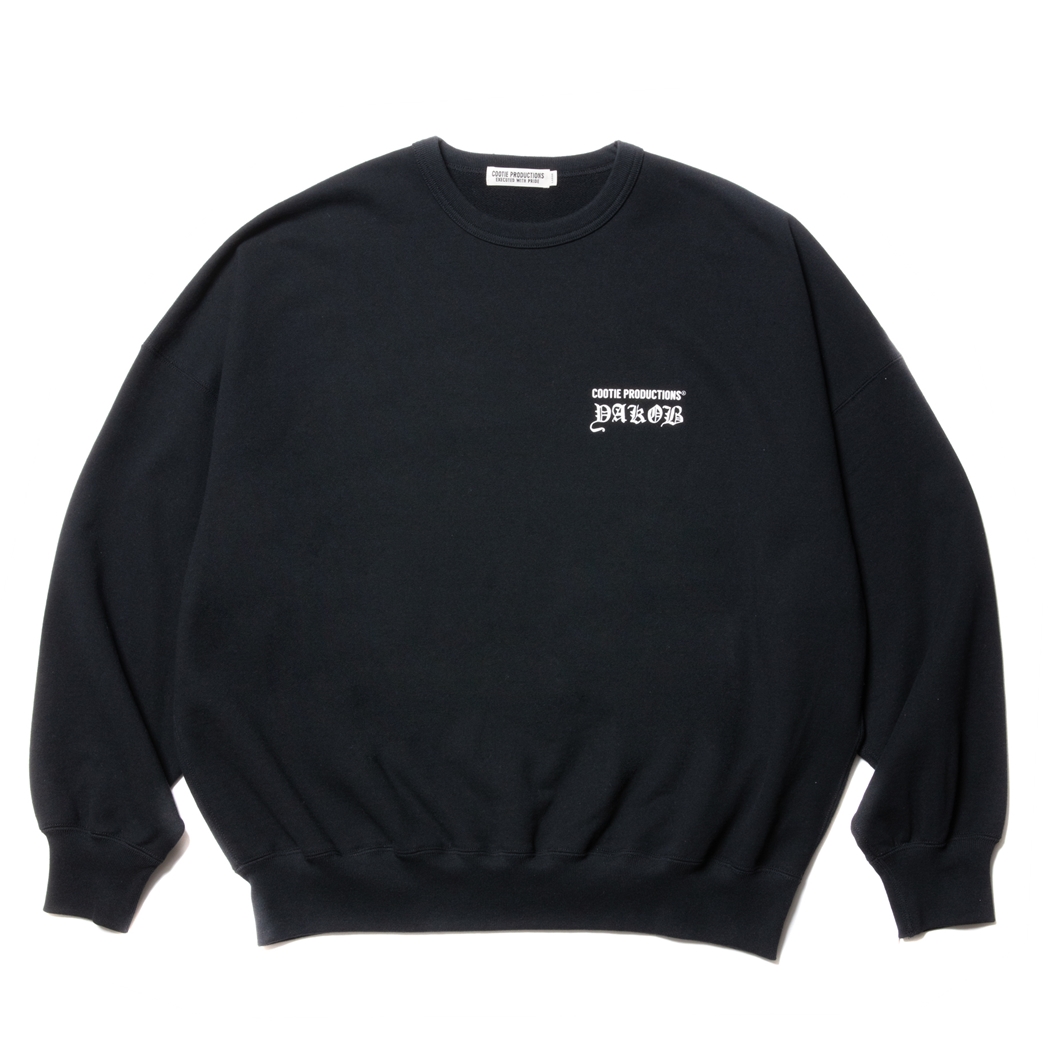 画像: COOTIE PRODUCTIONS/Open End Yarn Sweat Crew（JESUS）（Black）［スウェットクルー-23秋冬］