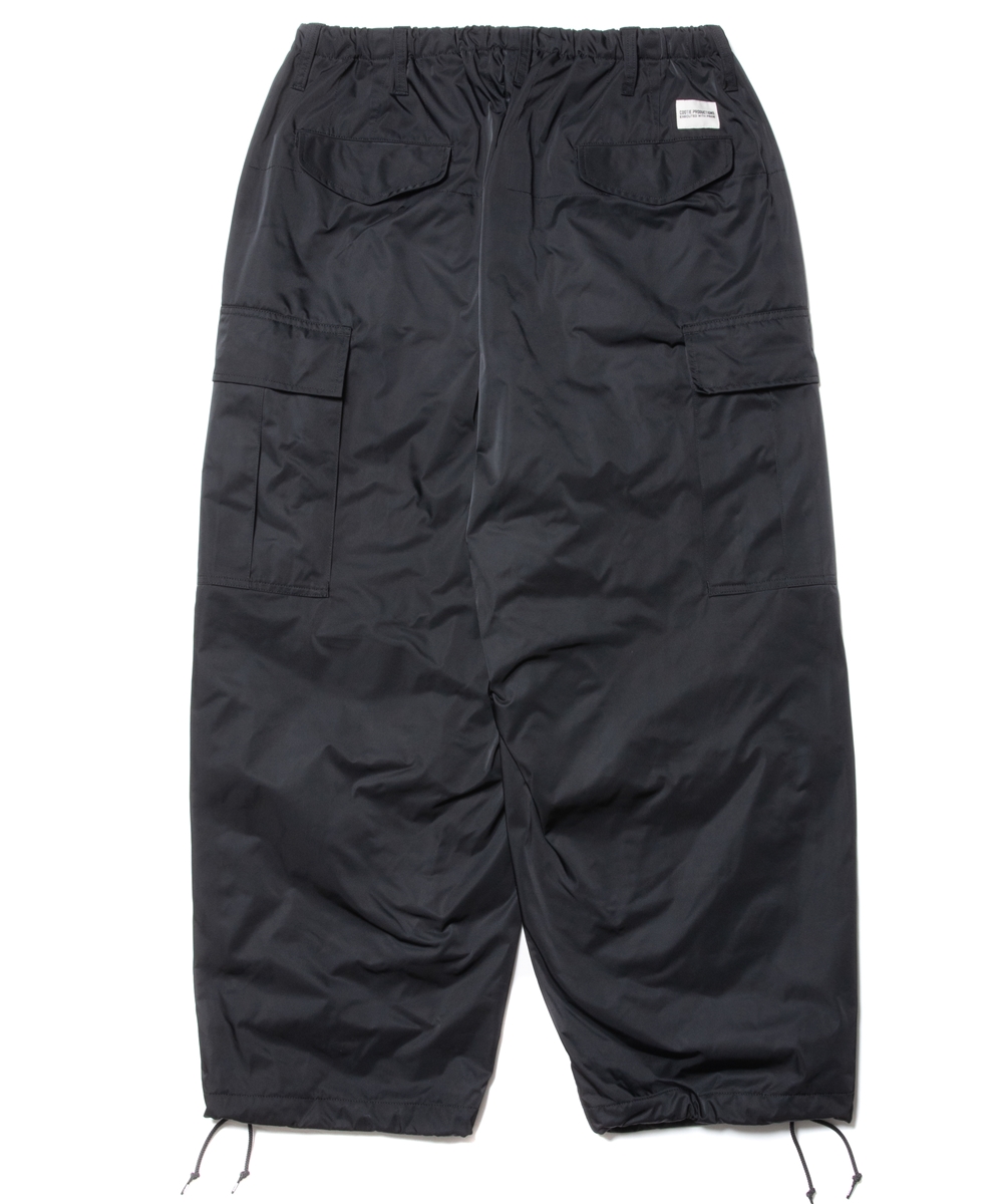 画像: COOTIE PRODUCTIONS/Memory Polyester Twill Error Fit Cargo Easy Pants（Black）［エラーフィットカーゴイージーパンツ-23秋冬］