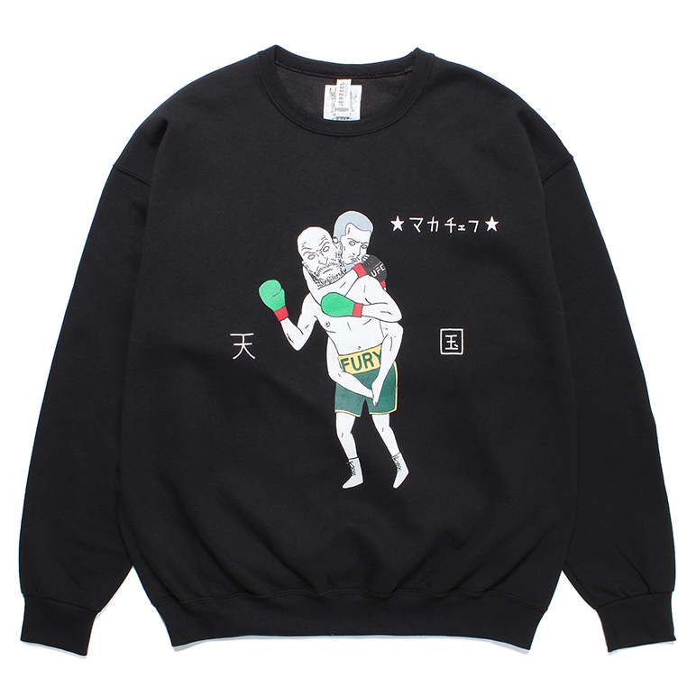 画像: WACKO MARIA/世界平和プロジェクト / SWEAT SHIRT（BLACK）［クルーネックスウェット-23秋冬］