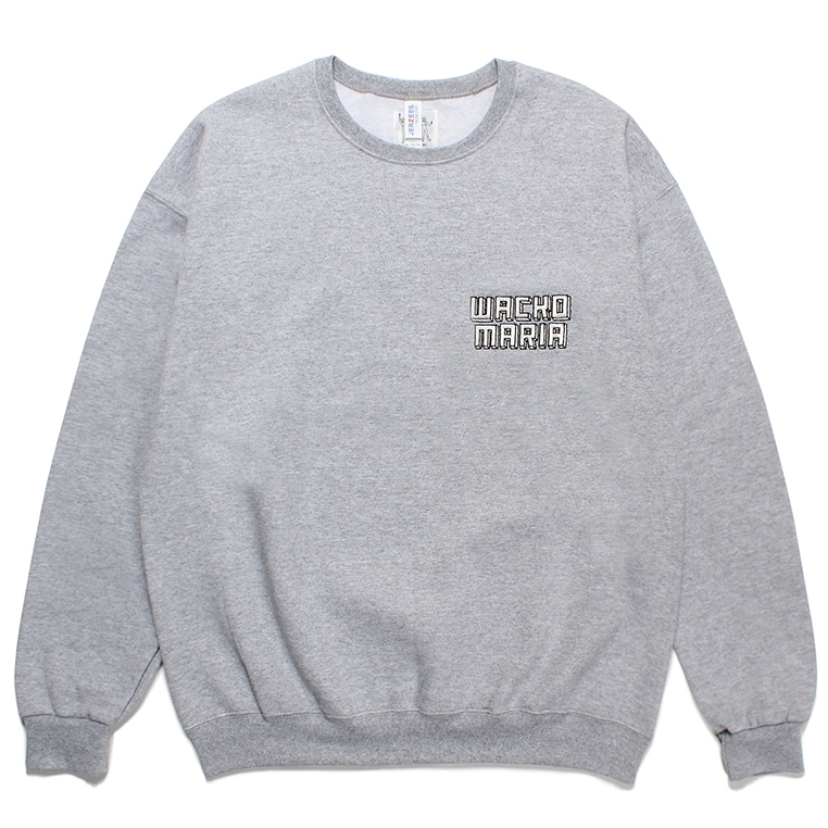 画像: WACKO MARIA/世界平和プロジェクト / SWEAT SHIRT（GRAY）［クルーネックスウェット-23秋冬］