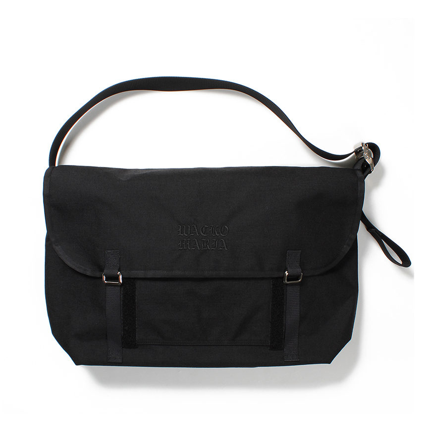 画像: WACKO MARIA/SPEAK EASY / MESSENGER BAG（BLACK/LEOPARD）［メッセンジャーバッグ-23秋冬］