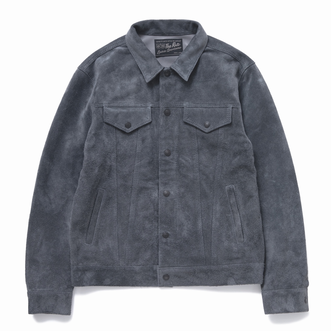 画像: RATS/SUEDE LEATHER JKT（GRAY）［スウェードレザーJKT-23秋冬］