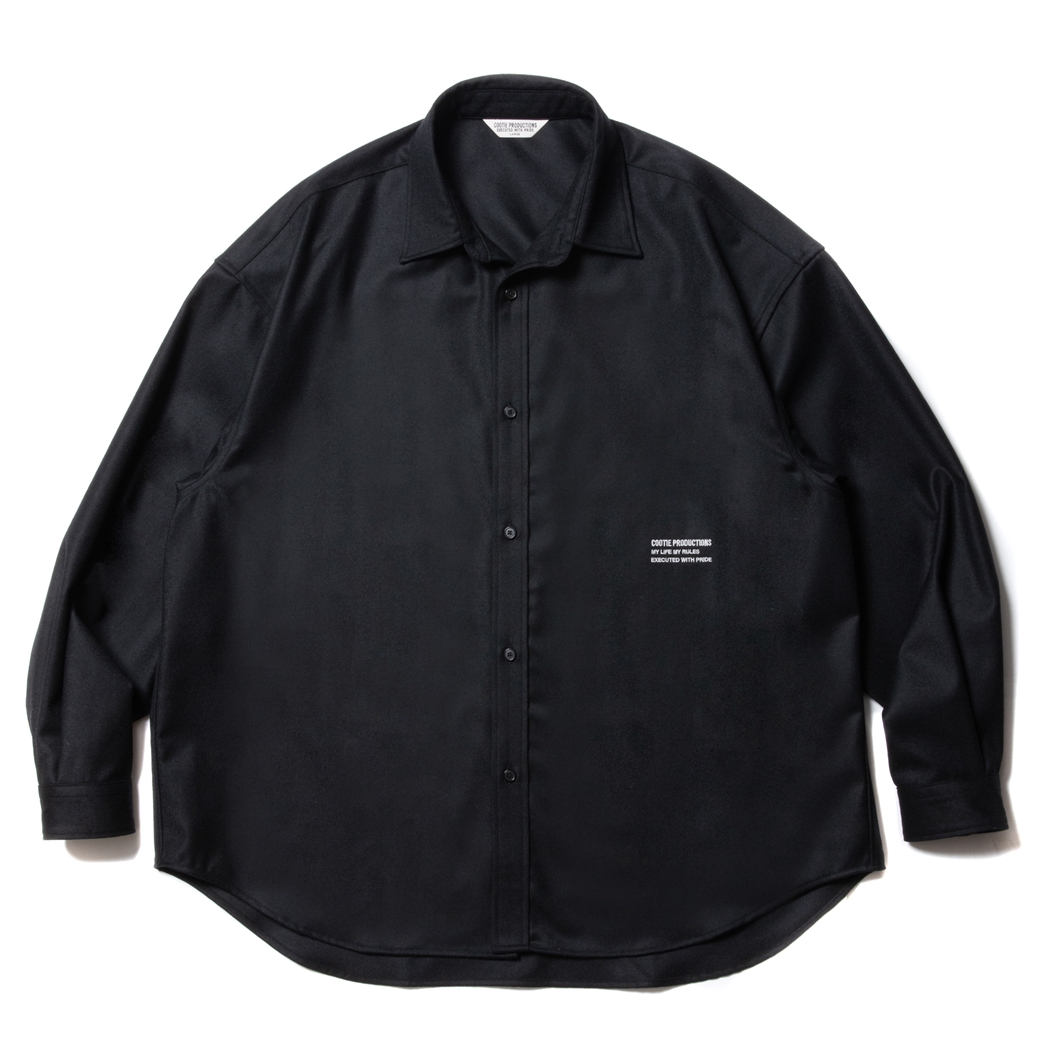 画像: COOTIE PRODUCTIONS/CA/W Flannel L/S Shirt（Black）［フランネルシャツ-23秋冬］