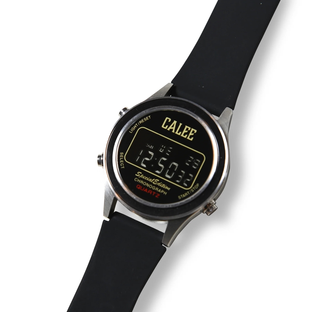 画像: CALEE/×VAGUE WATCH CO. SPORT TYPE DIGITAL WATCH（BLACK） 【40%OFF】［腕時計-23秋冬］