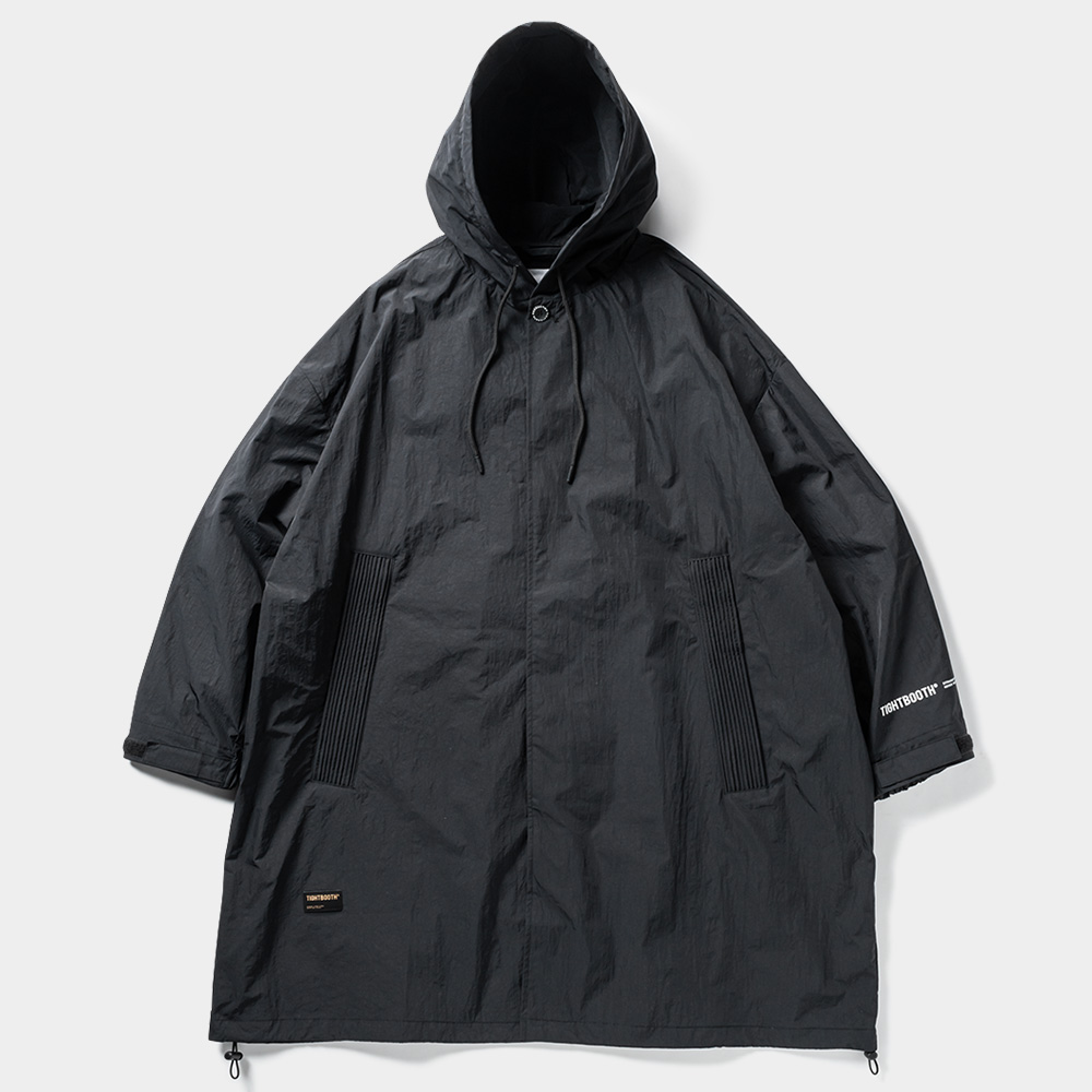 画像: TIGHTBOOTH/HOODED BIG COAT（Black） 【20%OFF】［フーデッドビッグコート-23秋冬］