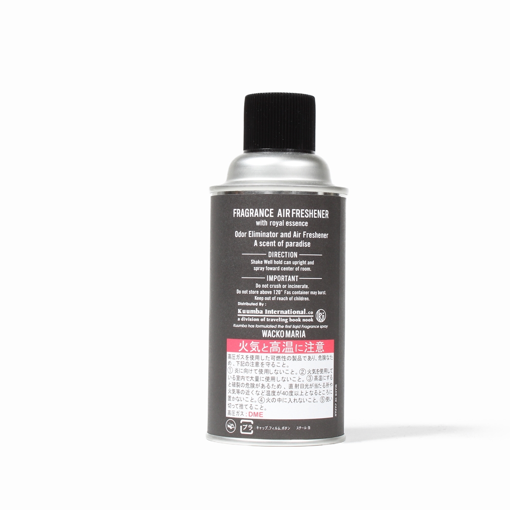 画像: WACKO MARIA/KUUMBA / FRAGRANCE SPRAY（BLACK/GAREGE）［フレグランススプレー-24秋冬］