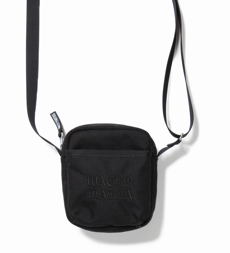 画像: WACKO MARIA/SPEAK EASY / SHOULDER BAG（BLACK）［ショルダーバッグ-23秋冬］