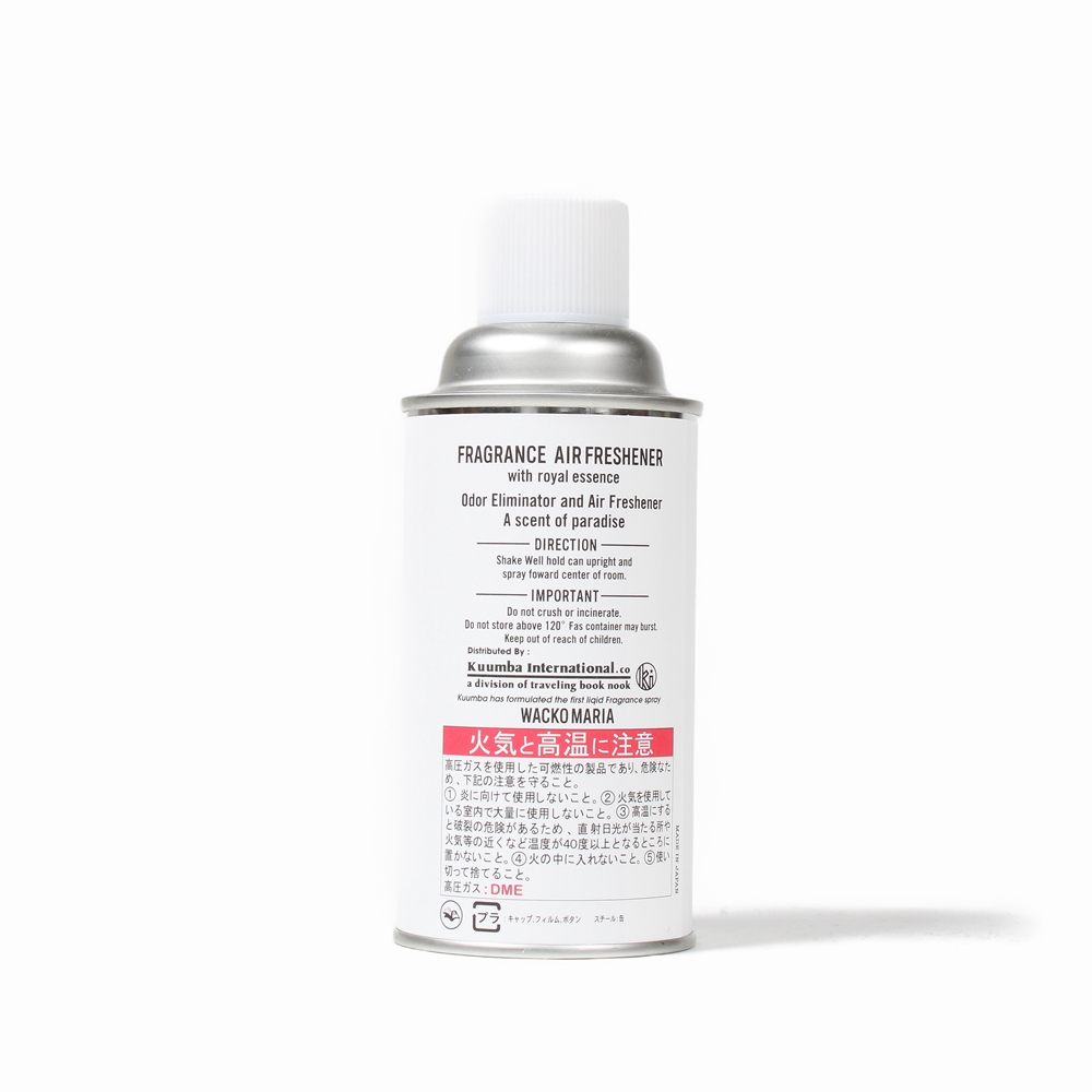 画像: WACKO MARIA/KUUMBA / FRAGRANCE SPRAY（WHITE/PARADISE）［フレグランススプレー-24秋冬］