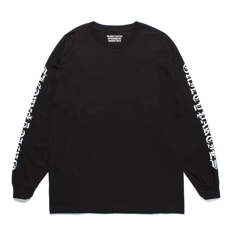 画像: WACKO MARIA/TIM LEHI / LONG SLEEVE T-SHIRT（BLACK）［プリント長袖T-23秋冬］