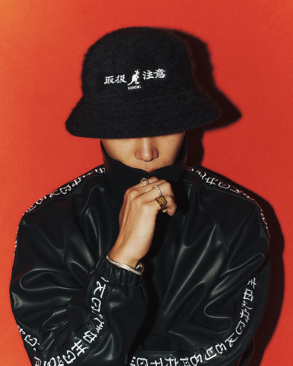 画像: BlackEyePatch/HWC KANGOL BUCKET HAT（BLACK）