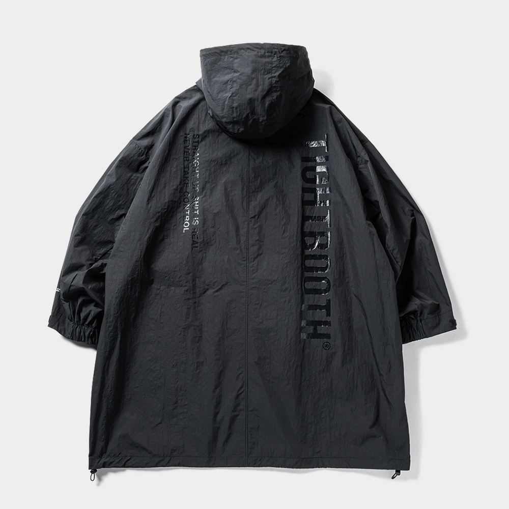 画像: TIGHTBOOTH/HOODED BIG COAT（Black） 【20%OFF】［フーデッドビッグコート-23秋冬］