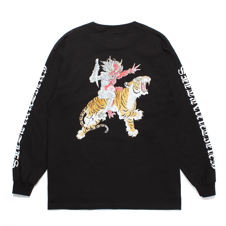 画像: WACKO MARIA/TIM LEHI / LONG SLEEVE T-SHIRT（BLACK）［プリント長袖T-23秋冬］