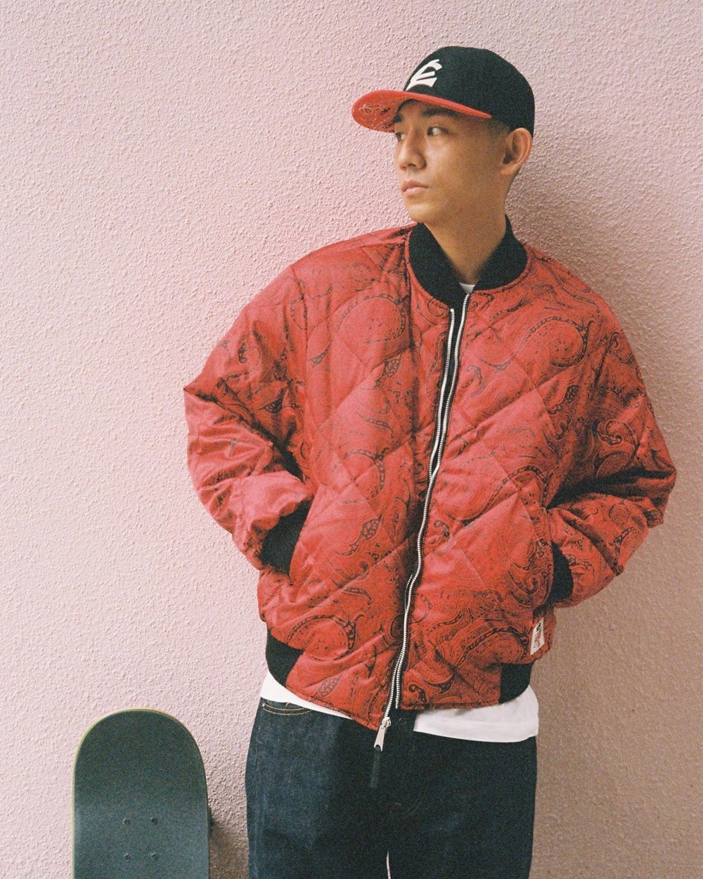 画像: CHALLENGER/REVERSIBLE DERBY DOWN JACKET（BLACK/RED）［リバーシブルダービーダウンJKT-23秋冬］