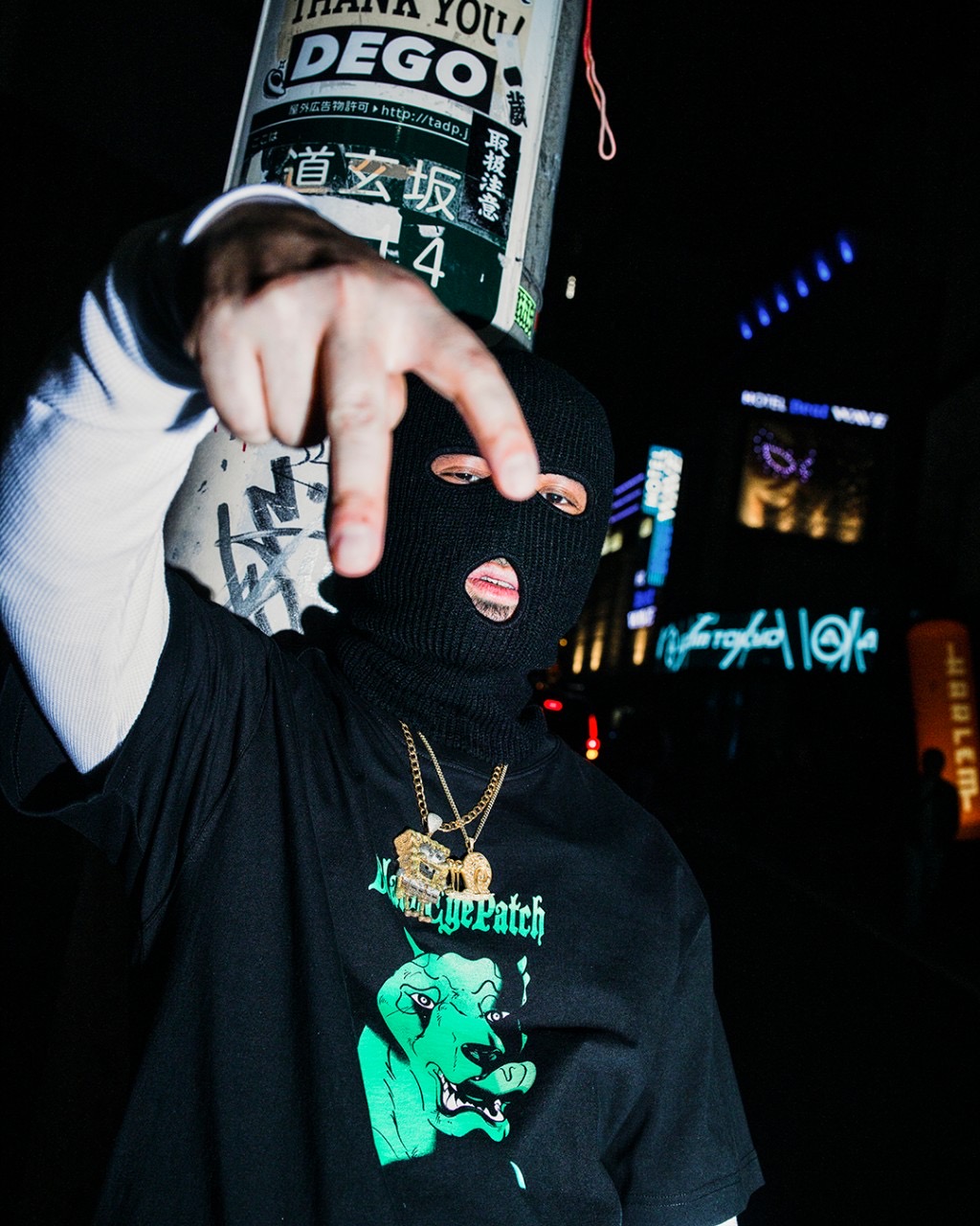 画像: BlackEyePatch/CONCRETE GREEN TEE（BLACK）