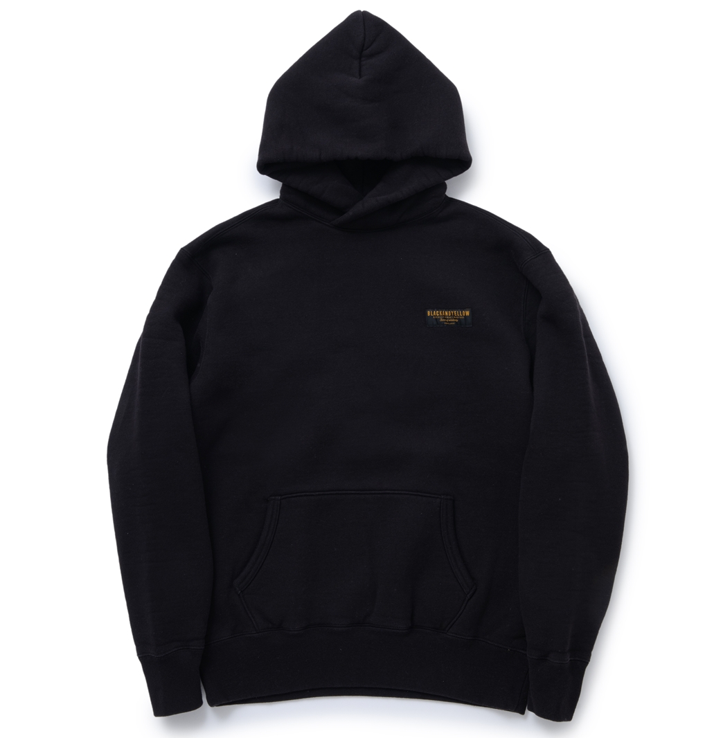 RATS/CROSS NECK HOODIE BAR TAG（BLACK）［プルオーバー