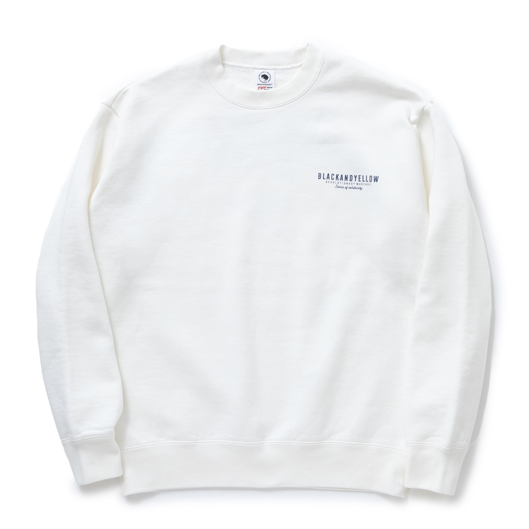 画像: 【30%OFF】RATS/SCRIPT BIG LOGO CREW NECK SWEAT（WHITE）［クルーネックスウェット-23秋冬］
