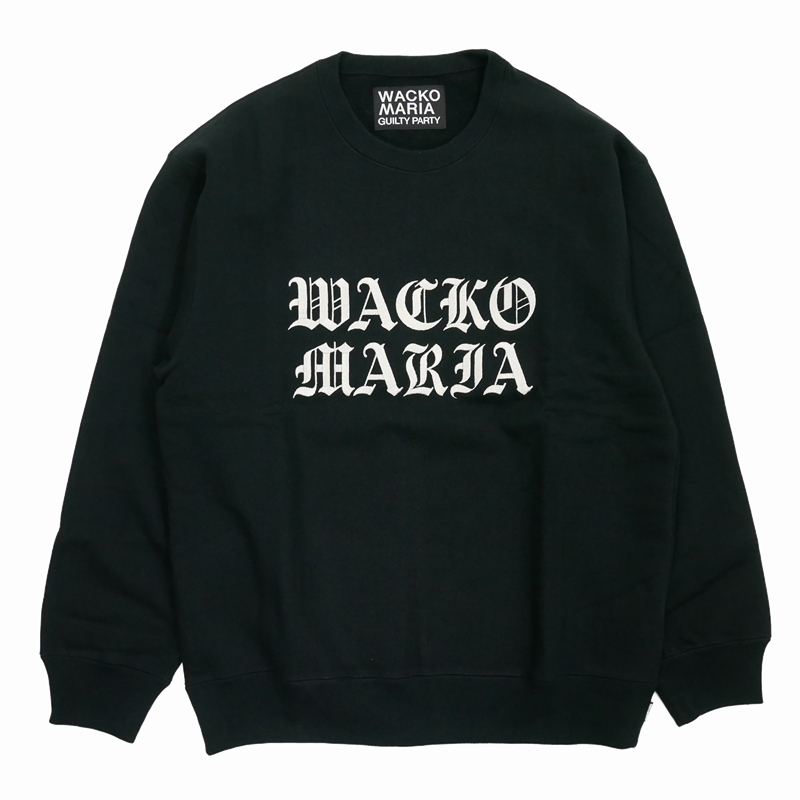 画像: WACKO MARIA/HEAVY WEIGHT CREW NECK SWEAT SHIRT（BLACK）［クルーネックスウェット-23秋冬］