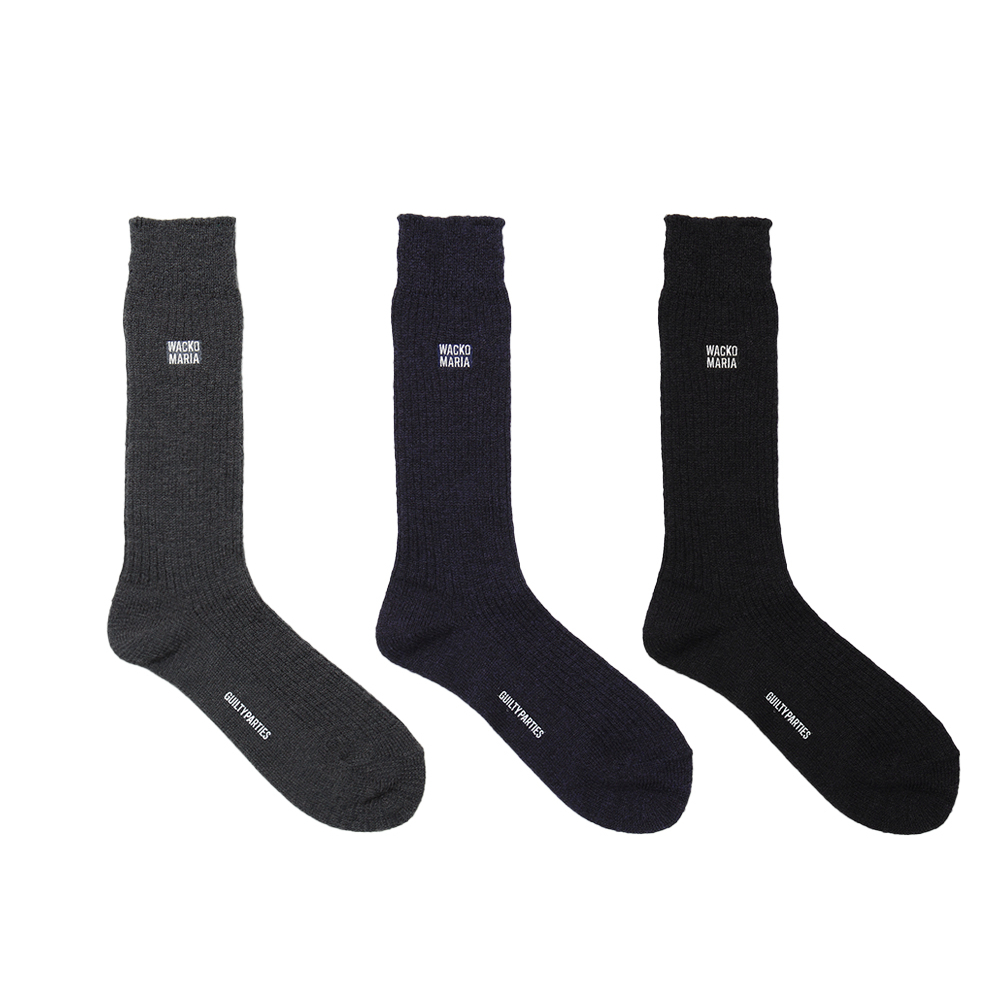 画像: WACKO MARIA/LOGO SOCKS（各色）［ロゴソックス-23秋冬］